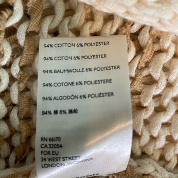 Free People Wave After Wave Top in Neutral Combo Size S/P Women’s - Picture 7 of 7